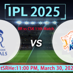 RR vs CSK