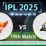 SRH vs GT, 19th Match