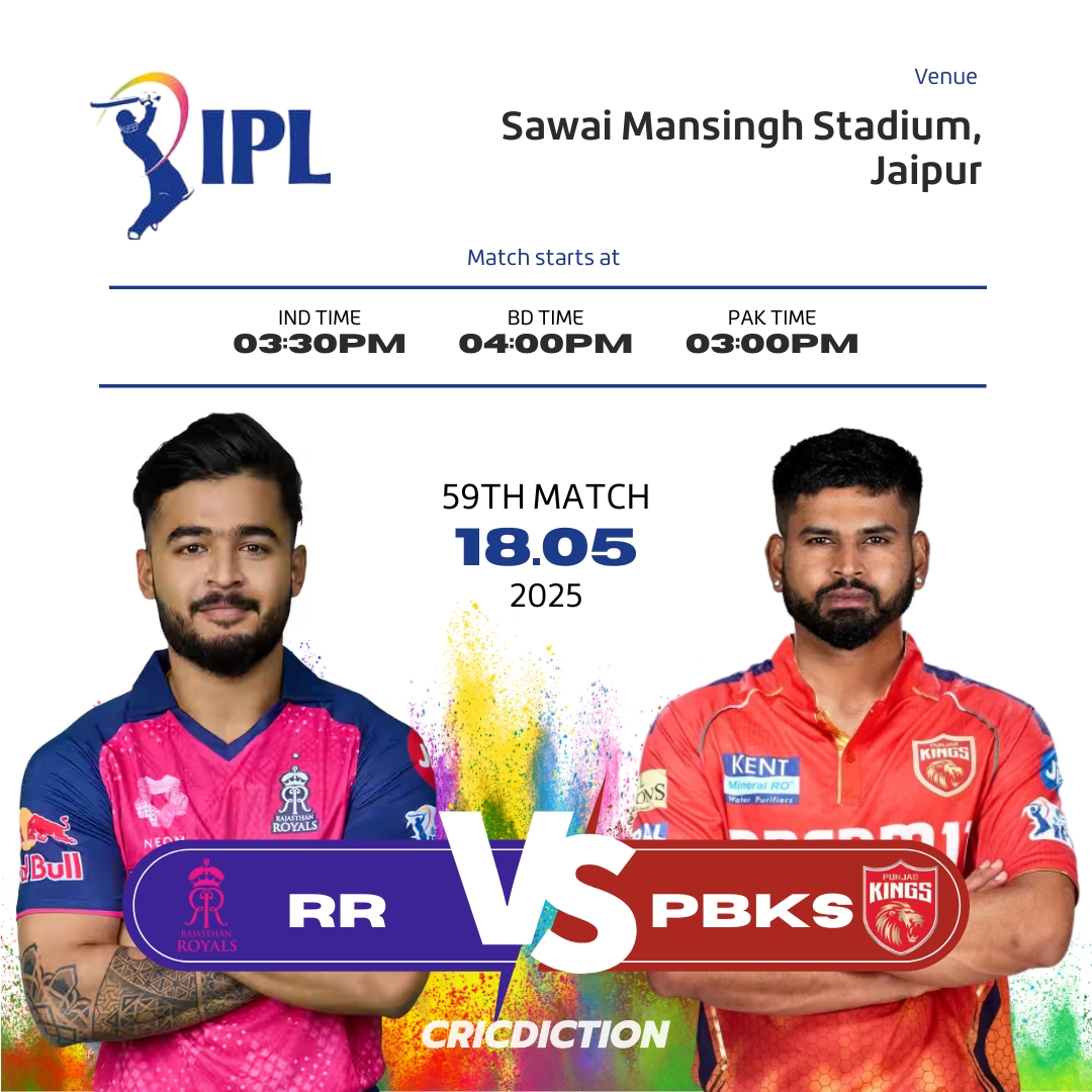 RR vs PBKS